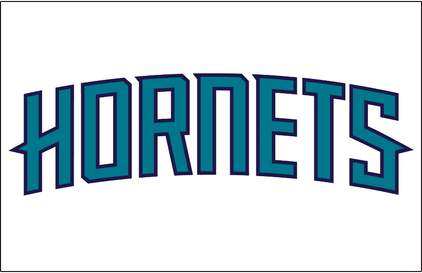 charlotte hornets jersey font