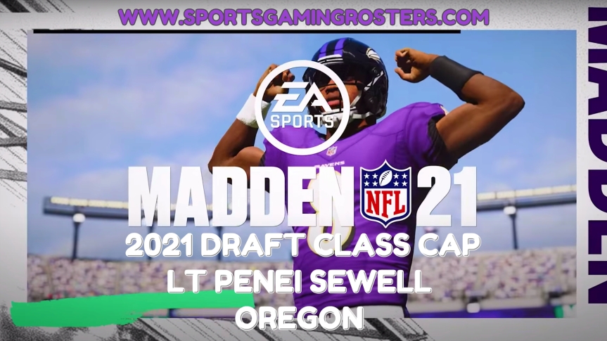 Madden NFL 21 CAP – LT Penei Sewell, Oregon