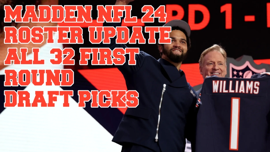 Madden NFL 24 – ALL 2024 First Round Draft Picks – ROSTER UPDATE!
